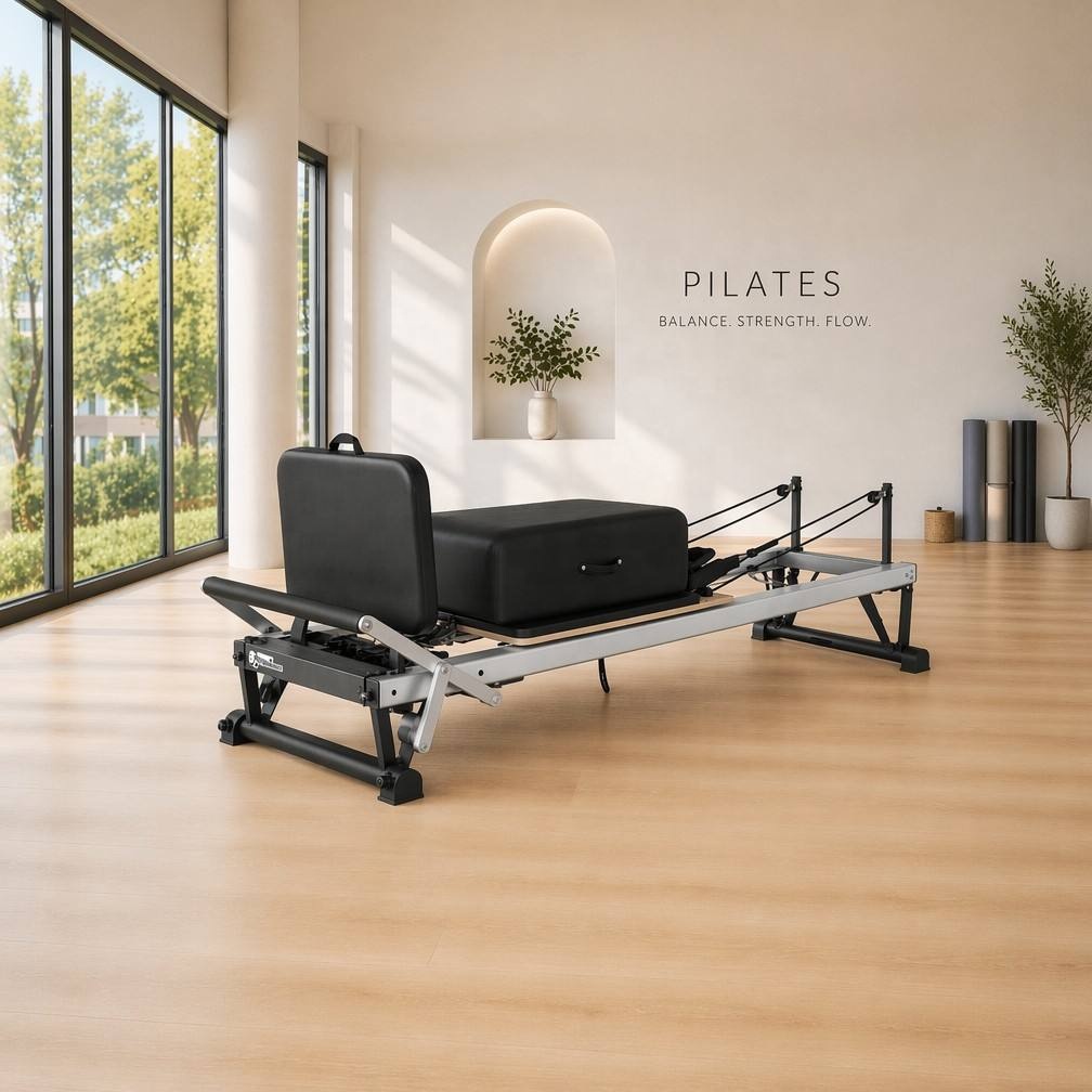 Yoga Fitness Pilates Reformer - 新デザインホームベッドヨガスタジオフィットネスピラティス器具アルミ製ピラティスリフォーマーリフォーマーベッド