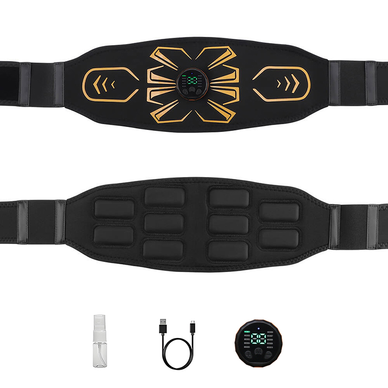 Weight Lifting Belt - スマート腹筋トレーナー マッスルトナー ウエストアブドミナルトーニングベルト ボディマッサージトレーニング ワークアウト ホームジム