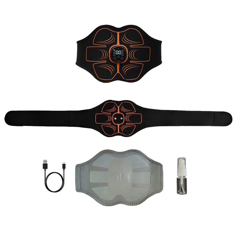 Weight Lifting Belt - 腹筋トレーナー腹部トーニングベルトスマートマッスルトナーUSB充電式ボディマッサージホームジムフィットネス