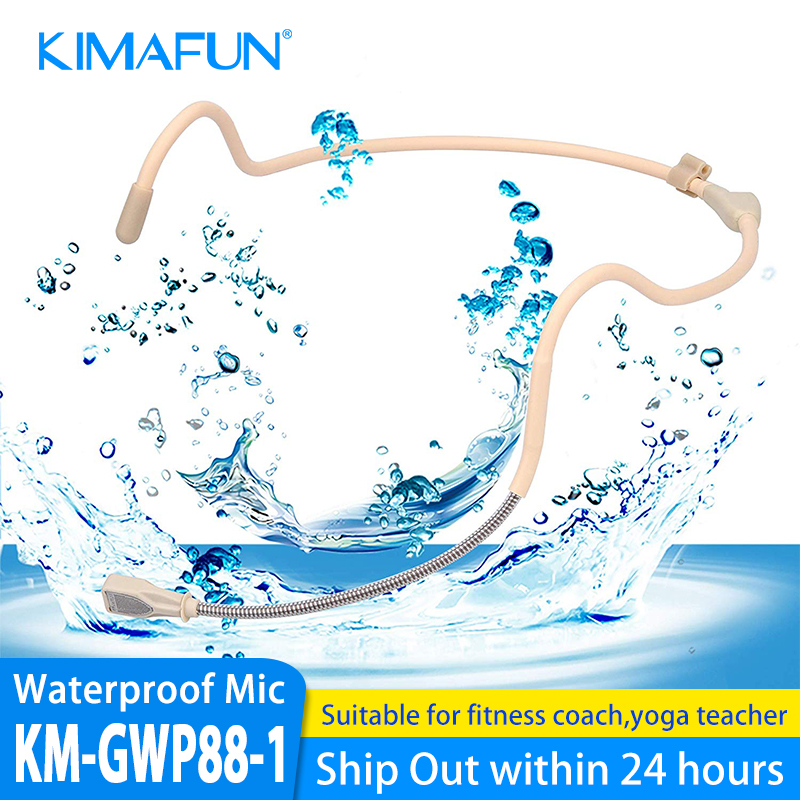 Yoga Fitness Class - KIMAFUN 2.4G ワイヤレスヘッドセット防水マイクシステム軽量耐汗マイクフィットネス、ヨガ、ダンスクラス用