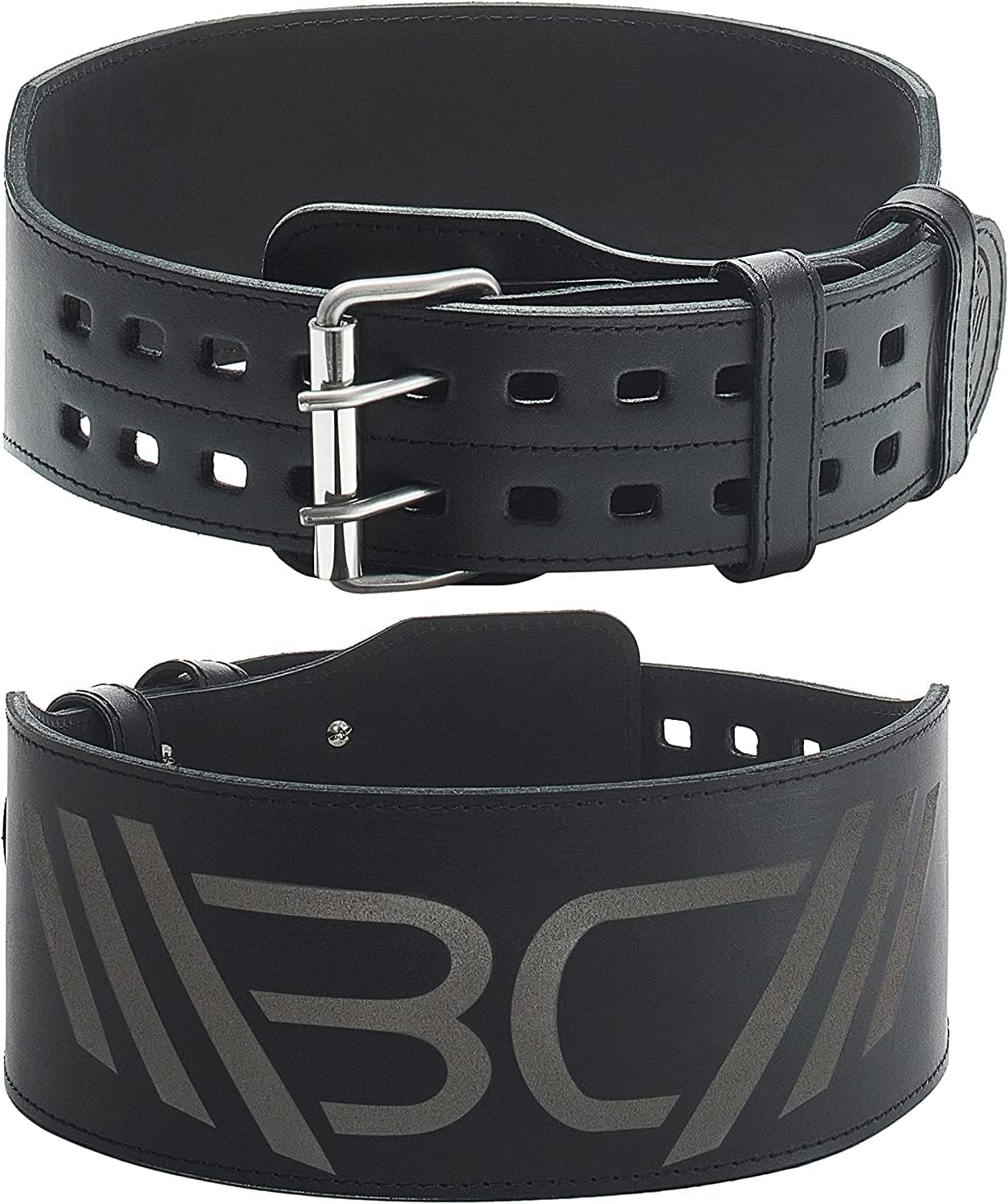 Weight Lifting Belt - ジムでのトレーニング用レザーウェイトリフティングベルト、レザー製、色は記載されていません、ウエスト/背中サポート用のバックル付き調整可能ベルト