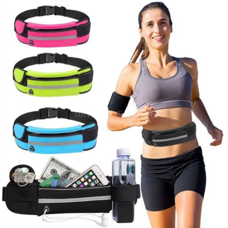 Weight Lifting Belt - 1pc ランニングバッグ女性ウエストバッグベルトバッグ男性スポーツファニーパック携帯電話バッグジムランニング携帯電話ジョギングランサイクリングバッグ