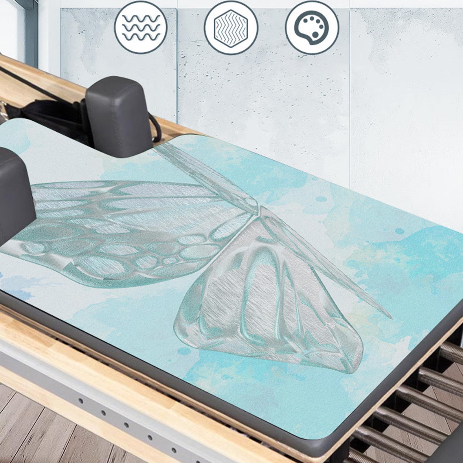 ポータブルピラティスリフォーマーマット保護用滑り止めフィット - Yoga Fitness Pilates Reformer のレビューと価格