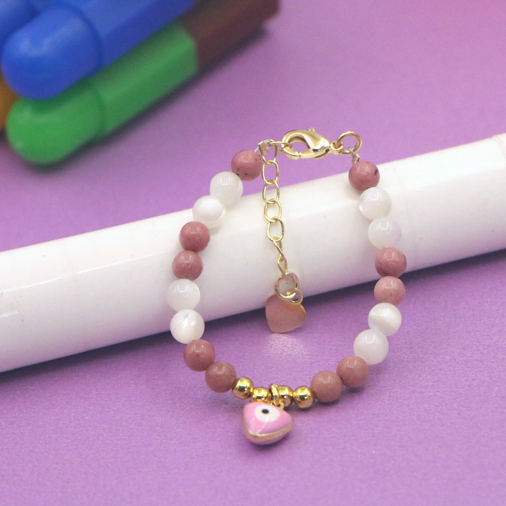 素敵なチャーム高級ブレスレット赤ちゃんから説得力のある天然石 - Yoga Fitness Tracker のレビューと価格