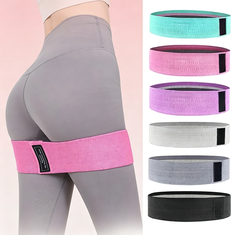臀筋トレーニングヒップ抵抗バンドニット滑り止め弾性ループヨガ - Yoga Fitness Class のレビューと価格
