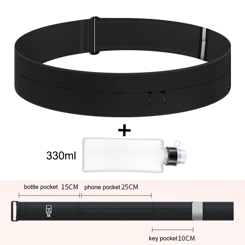 ランニングベルトウエストバッグウォーターボトル付き女性スポー - Weight Lifting Belt のレビューと価格