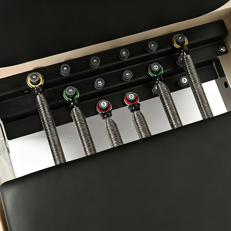 ホワイトメープル製ポータブル調整可能ピラティスリフォーマー、 - Yoga Fitness Pilates Reformer のレビューと価格