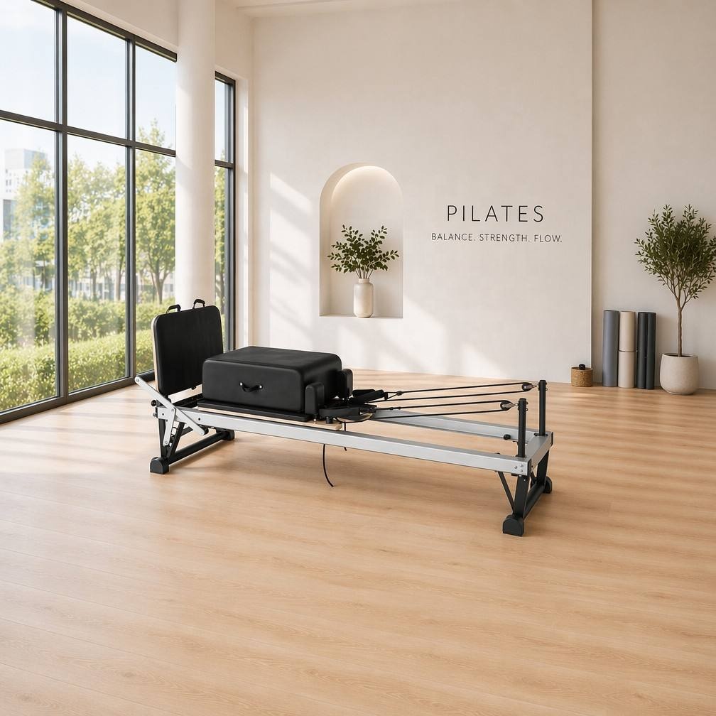 新デザインホームベッドヨガスタジオフィットネスピラティス器具 - Yoga Fitness Pilates Reformer のレビューと価格
