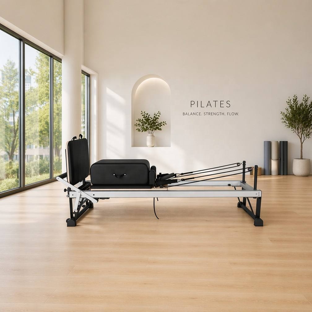 新デザインホームベッドヨガスタジオフィットネスピラティス器具 - Yoga Fitness Pilates Reformer のレビューと価格