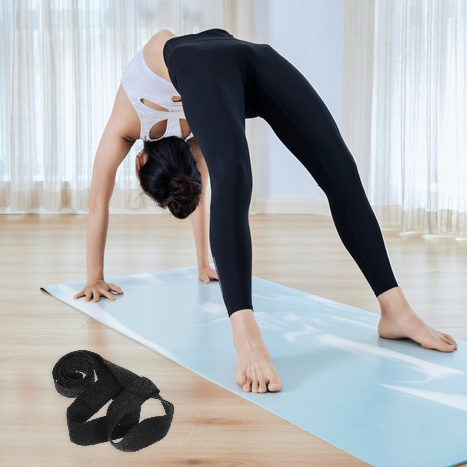 2 個のヨガマットスリングストラップ高耐久調節可能なキャリア - Yoga Fitness Class のレビューと価格