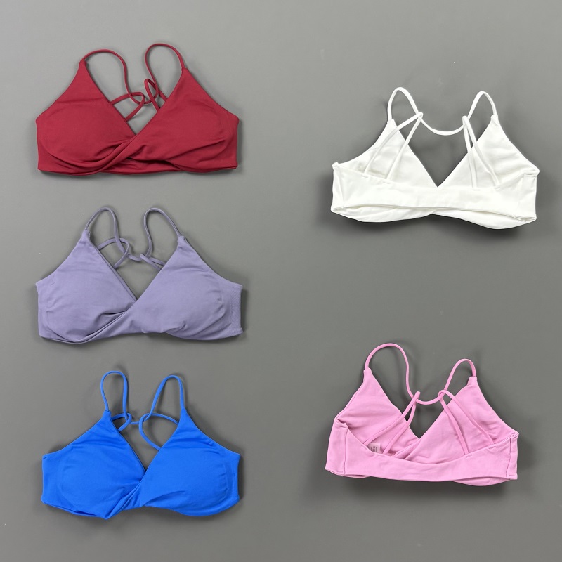 ビジョンウィメンズスポーツブラ Vネックツイストフロント細ス - Yoga Fitness Tapis のレビューと価格