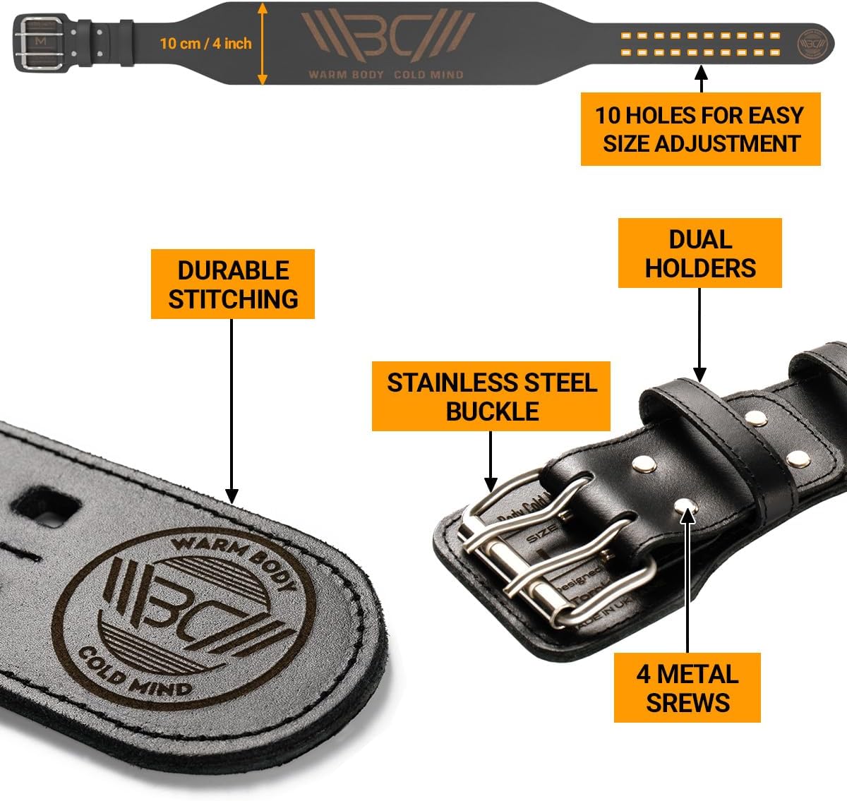 ジムでのトレーニング用レザーウェイトリフティングベルト、レザ - Weight Lifting Belt のレビューと価格