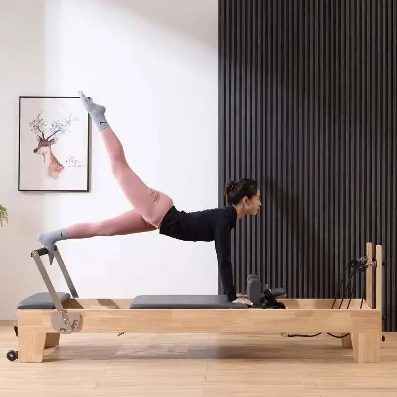 ホームジム プロ仕様 ヨガトレーニングベッド 木製器具 フィ - Yoga Fitness Pilates Reformer のレビューと価格