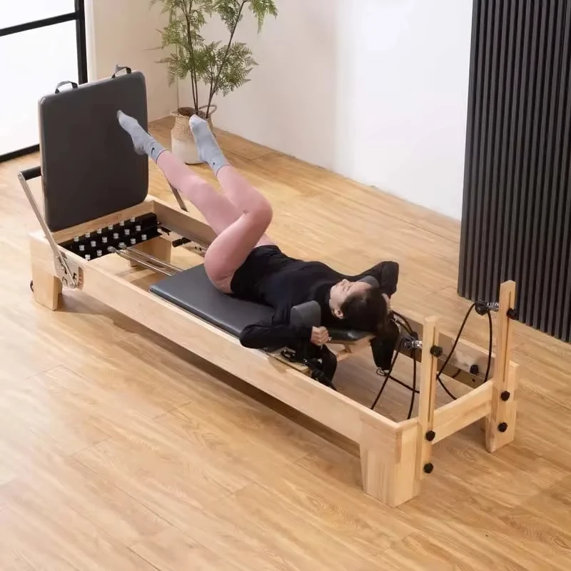 ホームジム プロ仕様 ヨガトレーニングベッド 木製器具 フィ - Yoga Fitness Pilates Reformer のレビューと価格