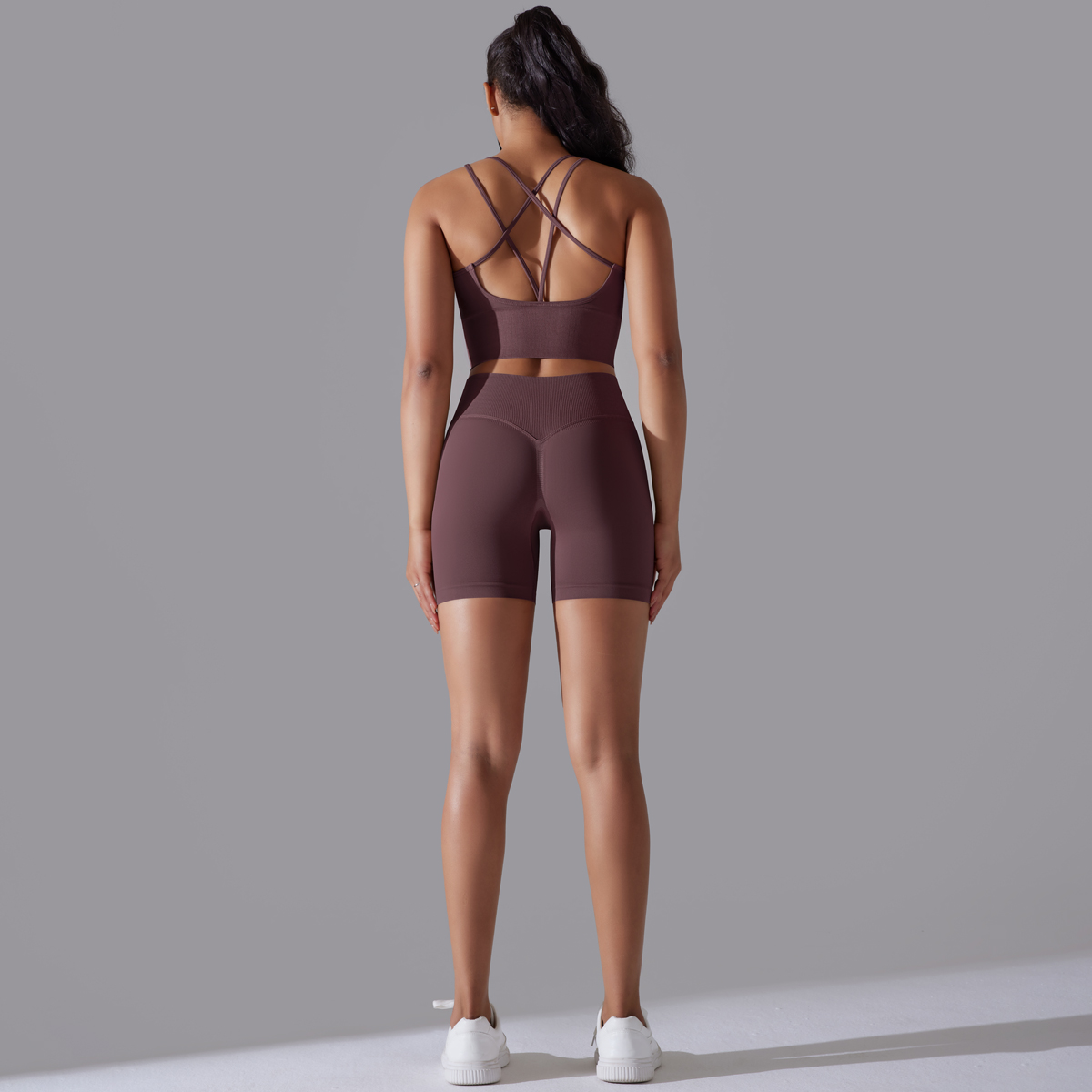 女性のためのシームレスなヨガトラックスーツ,セクシーなスポー - Yoga Fitness Kleidung のレビューと価格