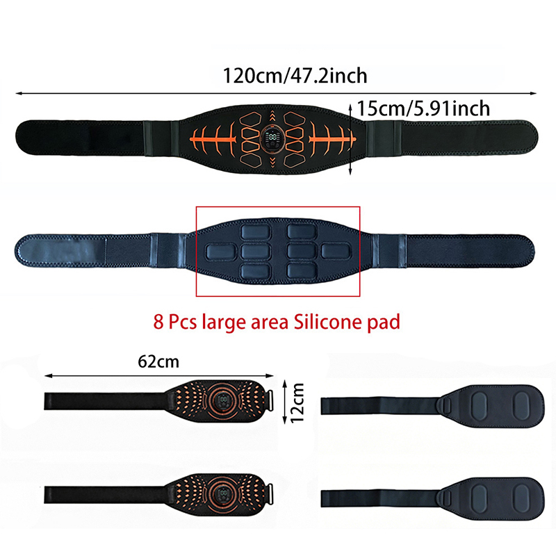 スマート腹部トレーニングベルト腹筋トレーナー筋肉トーナーボデ - Weight Lifting Belt のレビューと価格