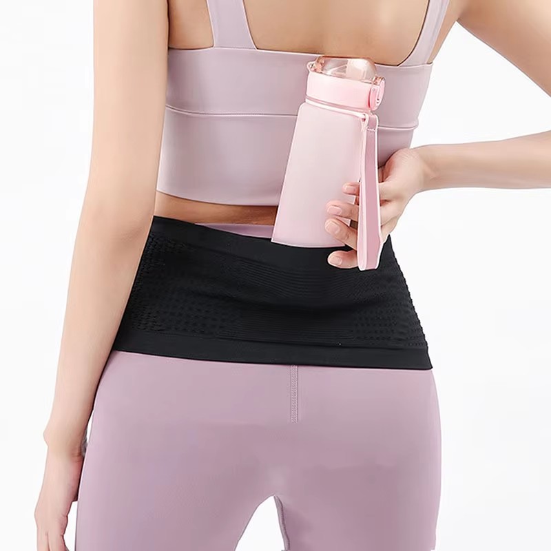 シームレスな目に見えないランニングウエストベルトバッグジムバ - Weight Lifting Belt のレビューと価格