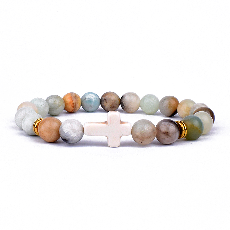 トレンディなジャスクロスチャーム,ターコイズブレスレット,8 - Yoga Fitness Tracker のレビューと価格