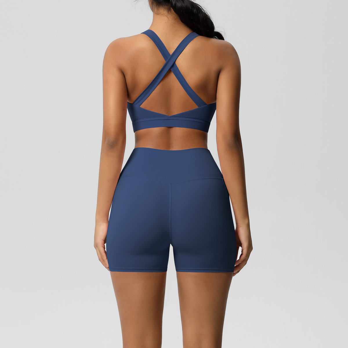 2 個スポーツウェアポケット付きヨガセットジム服ヨガスーツ女 - Yoga Fitness Kleidung のレビューと価格