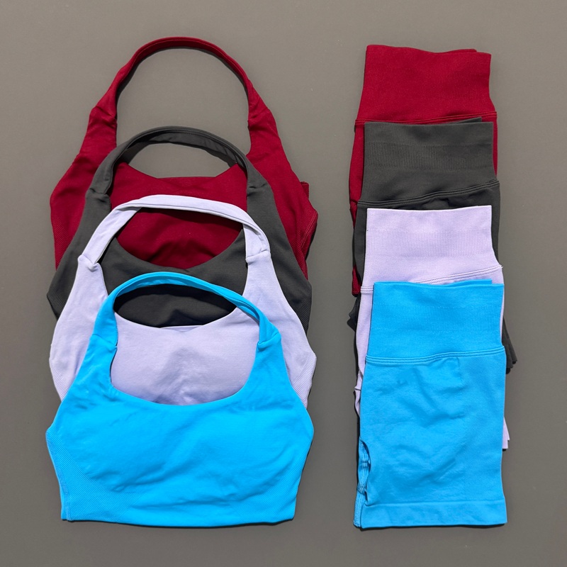2ピース ヒステロ スポーツセット レディース ネックホルタ - Yoga Fitness Kleidung のレビューと価格