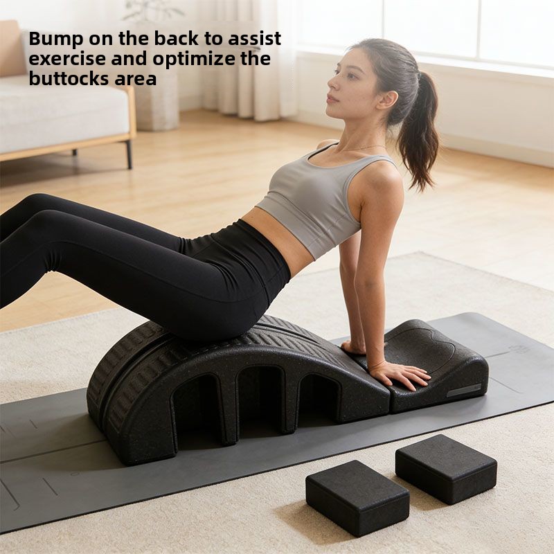 ピラティスアップグレード版背骨矯正器、腰椎ストレッチ、腰椎エ - Yoga Fitness Trainer のレビューと価格